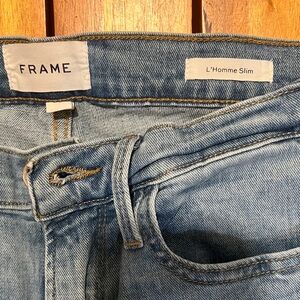 Frame Denim Classic Blue Jeans( L’Homme slim